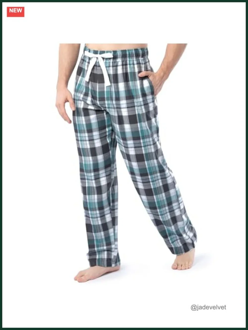 IZOD Men's Sleep Pant Pajama Bottom Poly-rayon Woven Relaxed Fit